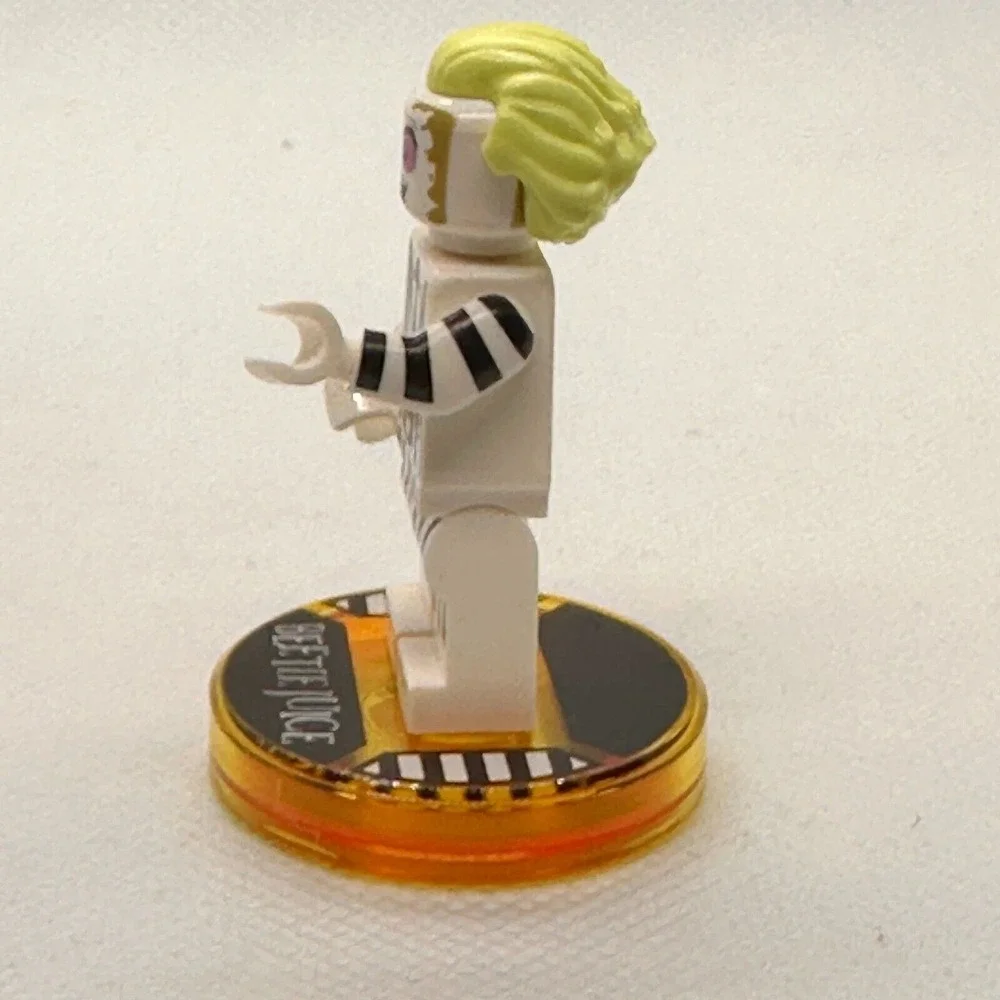 LEGO Dimensions 71349 BEETLEJUICE Minifig Minifigure WITH DISC‎ Rare Retired